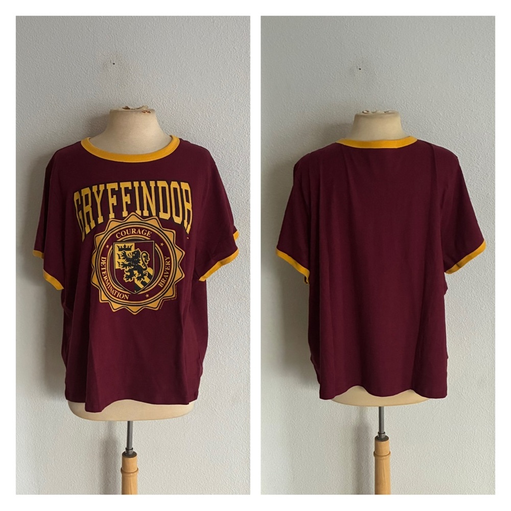 Old Navy Harry Potter Gryffindor ringer tee